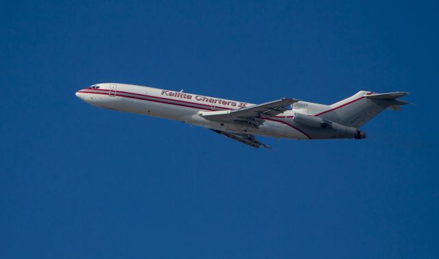 Boeing 727-100 (N722CK) - Kalitta Charters B727 departing Long Beach on Tuesday, June 24, 2014.