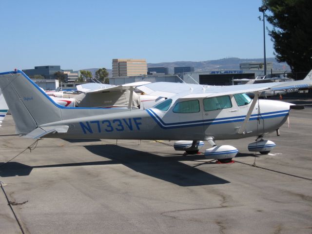 Cessna Skyhawk (N773VF) - Parked at Santa Ana