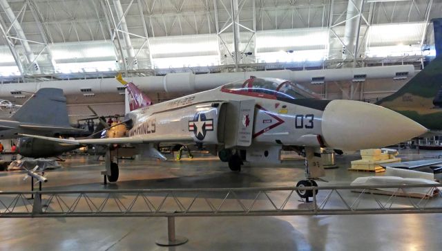 — — - F4 Phantom exhibited at the Steven F. Udvar-Hazy Center | National Air and Space Museum.