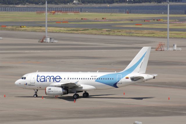 Airbus A319 (HC-CGT) - Visit at Haneda Intl Airport on 2010/9/6 V1 Spot