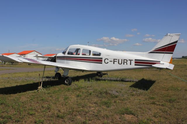 Beechcraft Sundowner (C-FURT) - C-FUTR Beech A-23 stationné à laéroport de Joliette CSG3 QC. le 12-08-2018