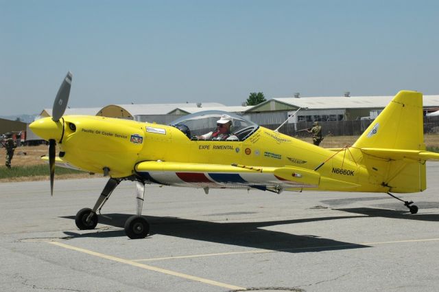 N6660K — - Aircraft flown by Rob Harrison, know as Tumbling Bear.  Crashed at Modesto Air Show on May 11, 2008.  Aircraft totaled, but Mr. Harrison is recovering nicely.