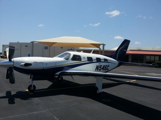 Piper Malibu Mirage (N546C) - I took this photo on 4/25/13 while working at Piper Aircraft, Vero Beach, Florida.
