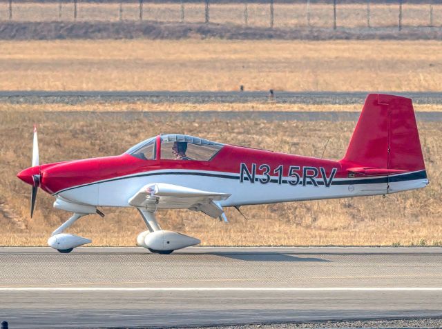 Vans RV-9 (N315RV) - Vans RV-9A at Livermore Municipal Airport, Livermore CA. August 2020