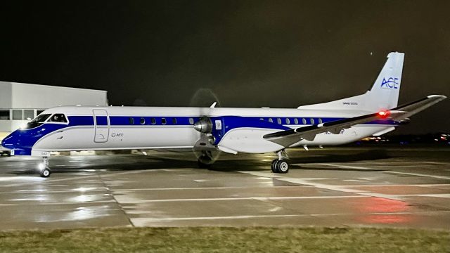 Saab 2000 (N542FR) - UNI Men’s basketball charter for their game against Valpo University. br /br /This aircraft is a 1996 Saab-Scania 2000, SN 2000-042, owned/operated by Freight Runners Express/Air Charter Express. 1/4/23. 