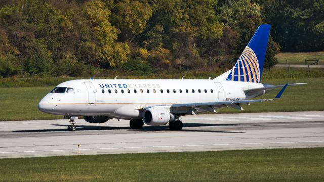 Embraer 170/175 (N640RW) - United Express Embraer ERJ-170-100 SE at John Glen Columbus International Airport,October 2022