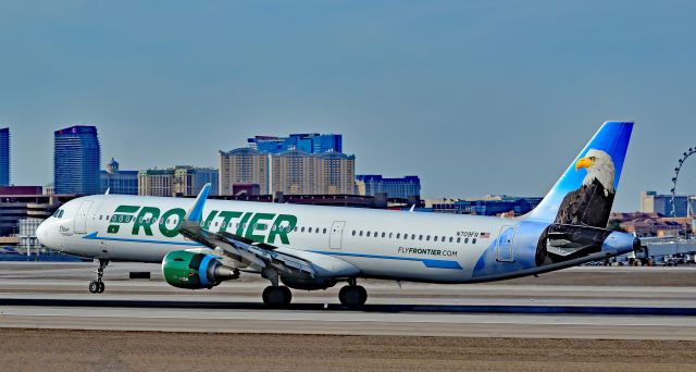 Airbus A321 (N709FR) - N709FR Frontier Airlines 2016 Airbus A321-211 - cn 7097 Steve "The Eagle" - Las Vegas - McCarran International (LAS / KLAS)br /USA - Nevada, October 7, 2016br /Photo: Tomas Del Coro