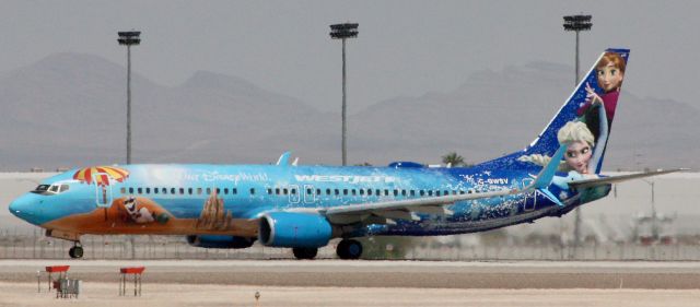 Boeing 737-800 (C-GWSV) - Please change the size to full screen to decrease the blurriness.