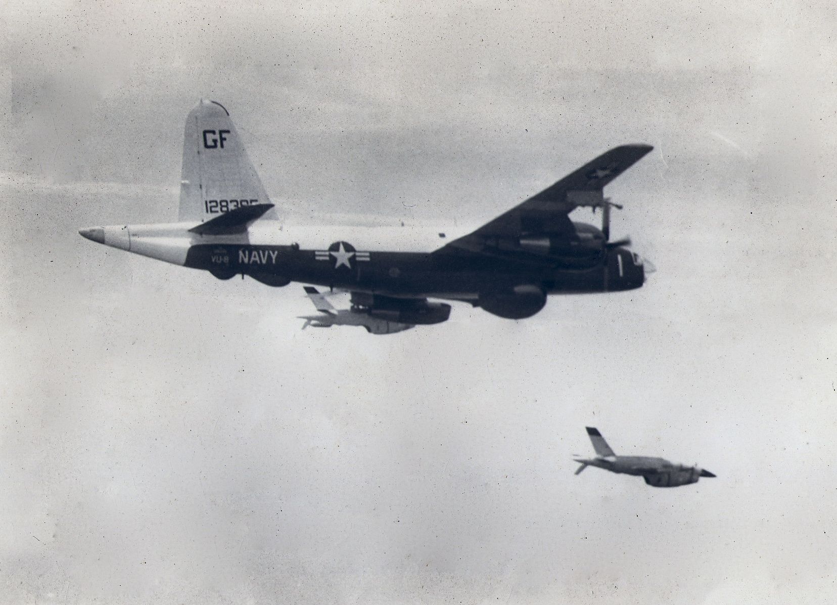 Lockheed P-2 Neptune (12-8395) - VC-8  Ryan BQM launch from P-2    1965  NAS Roosevelt Rds. PR