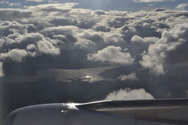 Airbus A330-200 (IB6341) - IB6341 flying over Guatemala. Final destination Guatemala City Airport