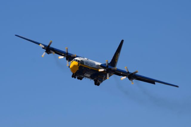 — — - Fat Albert setting up to land