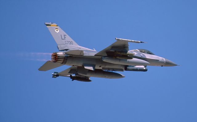 90-0730 — - Take off at Nellis AFB.