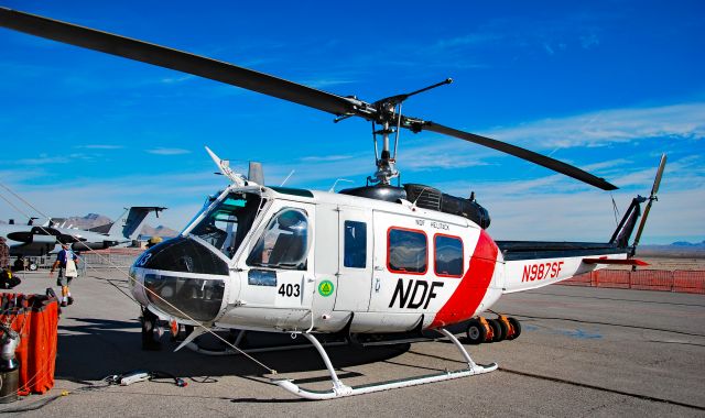 N987SF — - N987SF Bell UH-1H Iroquois C/N 66-16639 Nevada Division o Forestry - Las Vegas - Nellis AFB (LSV / KLSV)br /Aviation Nation 2016 Air Showbr /USA - Nevada, November 12, 2016br /Photo: TDelCoro