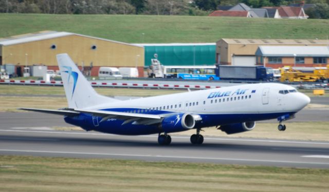 Boeing 737-800 (YR-BAU) - Taken from Freeport Carpark