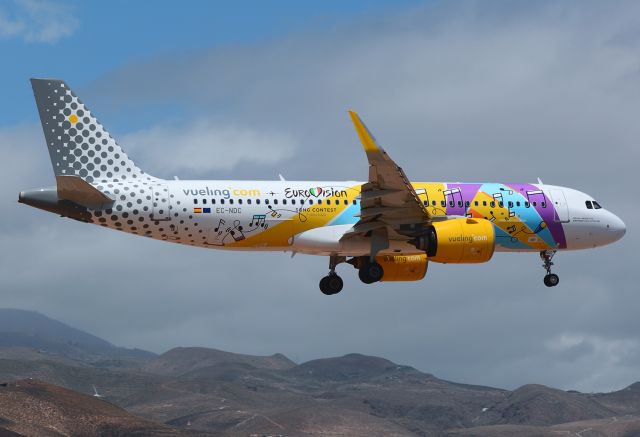 Airbus A320neo (EC-NDC) - New special livery of Vueling "Eurovision 2022".