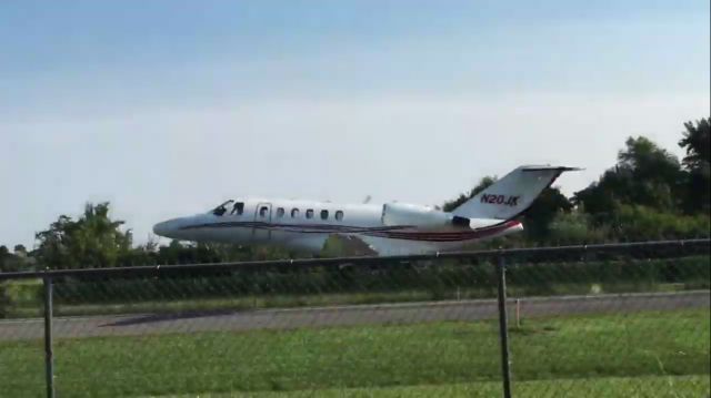 N20JK — - 2002 Cessna Citation CJ2 departing Mountain View on a beautiful and clear day.