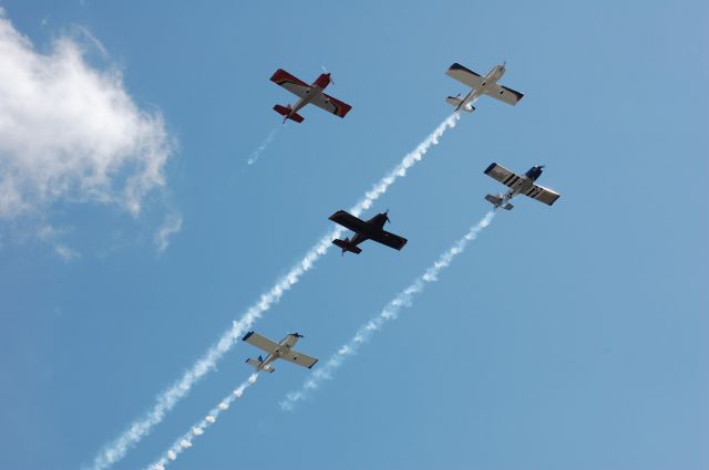 Vans RV-6 — - Fly-over at EAA fly-in.