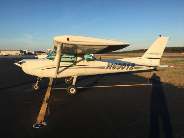 Cessna 152 (N69012) - Took my dad flying on this cold wintry afternoon to Siler City, Burlington and back to Raleigh Executive Jetport! December 28, 2020.