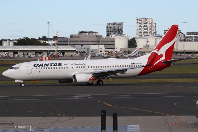 Boeing 737-800 (VH-VZP) - on 26 November 2018