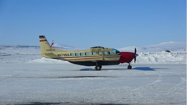 Cessna Caravan (N679BA) - Bering Air Cessna 208B Grand Caravan sitting at the ramp in Nome, Alaska.