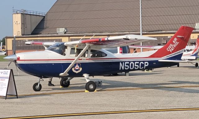 Cessna Skylane (N505CP) - C182T on display at Andrews Air & Space Expo 2022