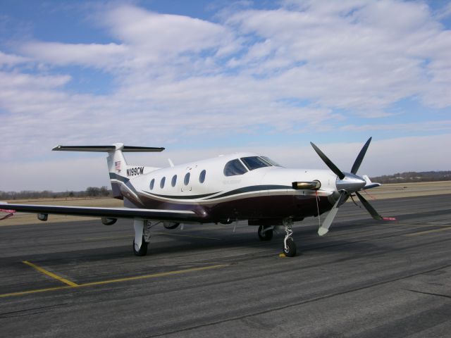 Pilatus PC-12 (N199CM) - Sitting on the Ramp