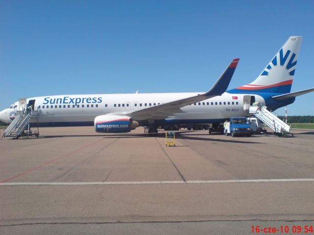 Boeing 737-800 (TC-SUJ) - B 737 800 Sun Express in SZZ