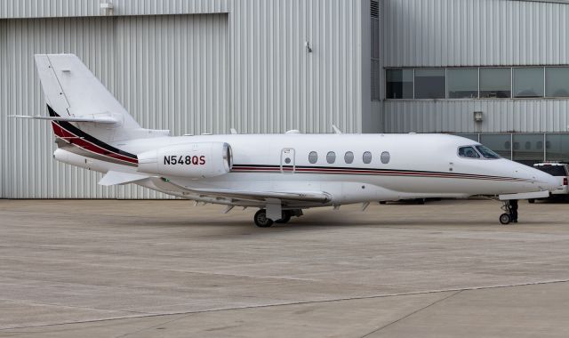 Cessna Citation Latitude (N548QS) - A Netjets Cessna 680A Citation Latitude is parked up at KVPZ.