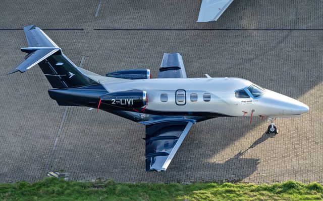 Embraer Phenom 100 (2-LIVI) - Jersey based 2-LIVI parked on Gama Aviation ramp 4/Dec/2024
