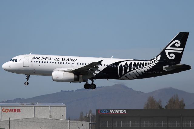 Airbus A320 (ZK-OJR) - on 15 September 2018