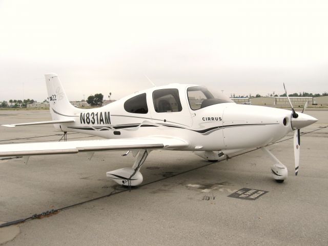 Cirrus SR-22 (N831AM) - PARKED AT FULLERTON
