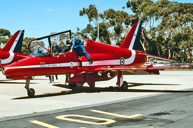 XX308 — - UK - AIR FORCE - BRITISH AEROSPACE HAWK T1A - REG : XX308 (CN 143/312133) - EDINBURGH RAAF BASE ADELAIDE SA. AUSTRALIA - YPED 27/1/1996