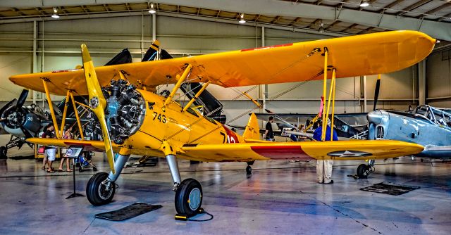 Boeing PT-17 Kaydet (N41EE) - N41EE 1941 Stearman N2S-3 s/n 75-2743 "Kaydet" - Military Aviation Museumbr /Virginia Beach Airport (42VA)br /Photo: TDelCorobr /July 21, 2018