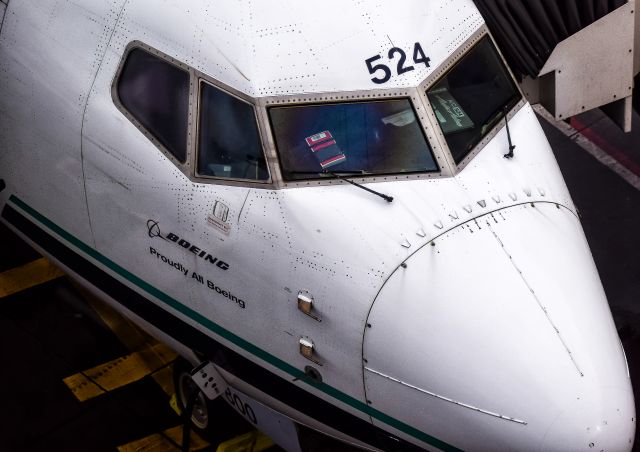 Boeing 737-800 (N524AS) - Looking down from the Alaska Board room. Next flight was to be to Juneau 