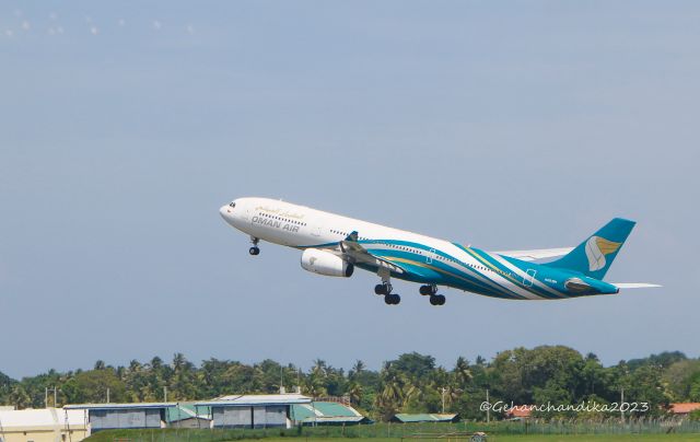 Airbus A330-200 (A4O-DH) - QR665 Bound for Doha : Bandaranayke International Airport - Sri Lanka