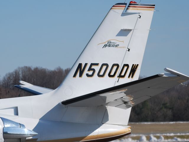 Cessna Citation V (N500DW) - at KJQF - 3/4/09