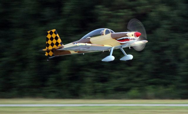 Vans RV-8 (N9669D) - This is a very nice paint job on the RV-8 seen taking off on runway 31. Falcon Field, Peachtree City, Ga.