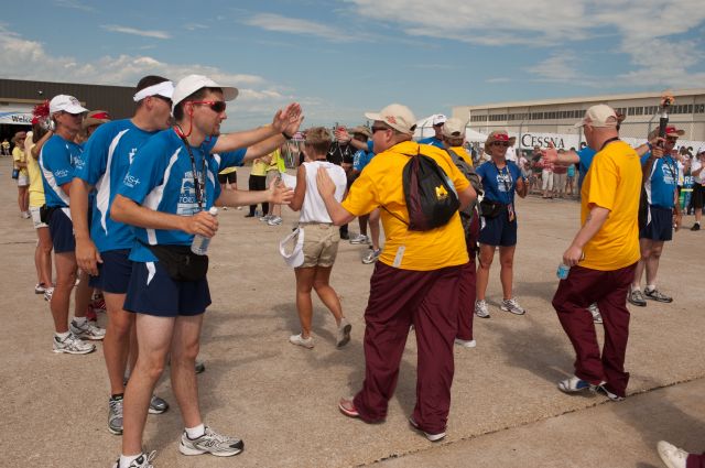 CSOA — - Cessna Special Olympics Airlift 2010 - http://flightaware.com/airlift/ - Airlift and Athletes arriving in Lincoln, Nebrasks on July 17, 2010.  Photos Courtesy Cessna Aircraft Company