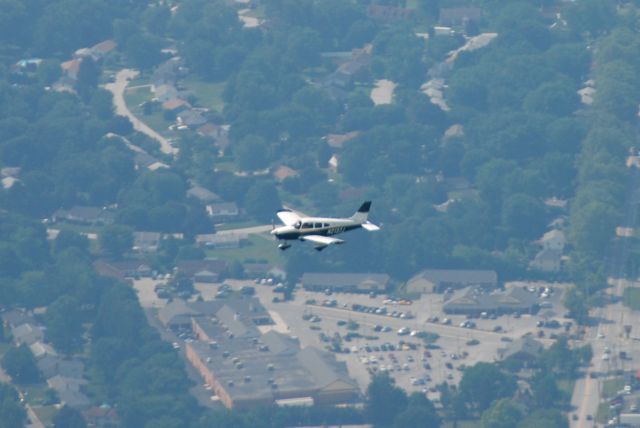 Piper Cherokee (N2137J) - Aircraft passed underneath us (he was at 3500ft) while we were being vectored for the ILS 1 KFDK.