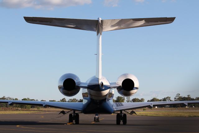 Bombardier Global Express (N60XC) - Parked at Emerald Airport 07/02/2018