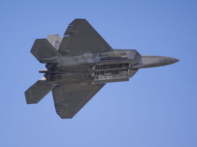 Lockheed F-22 Raptor — - F-22 Raptor at the Dayton Airshow. 