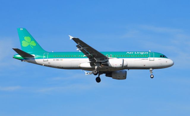 Airbus A320 (EI-DEP) - Taken from the threshold of 29L