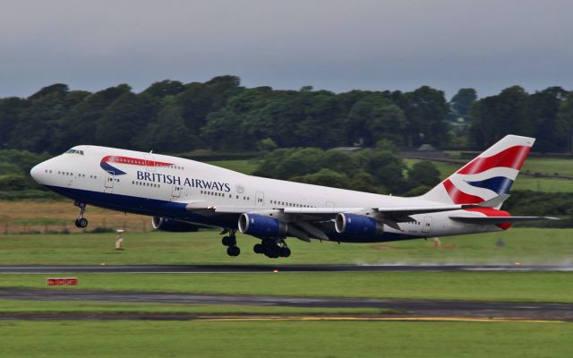 Boeing 747-400 (G-CIVS) - ba b747-4 g-civs dep shannon for heathrow after diverting in the day before 15/7/16.