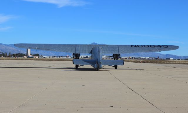 NC9645 — - EAA's Ford Trimotor at Tucson International 1/19/2019