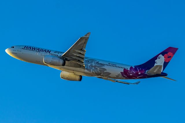 Airbus A330-200 (N361HA) - Hawaiian Airlines A330-200 taking off from PHX on 10/11/22. Taken with a Canon 850D and Tamron 150-600mm G2 lens.