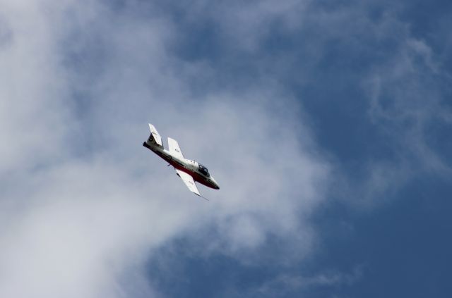 Beechcraft Duke (N26050) - Snowbird 5 of the Canada Forces Snowbirds, June 10,2018 airshow in Niagara Falls, NY