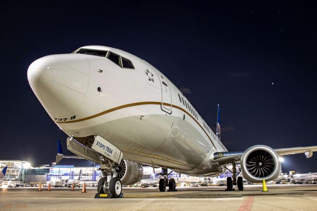 Boeing 737-700 — - First United MAX at IAH.