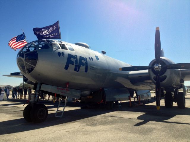 Boeing B-29 Superfortress (NX529B) - B-29 Superfortress "Fifi" (NX529B) on display at Sarasota-Bradenton International Airport during the Airpower History Tour