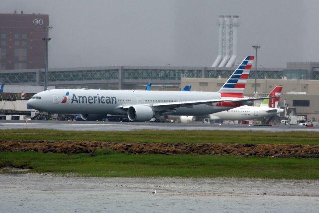 BOEING 777-300ER (N719AN) - JFK diversion to BOS