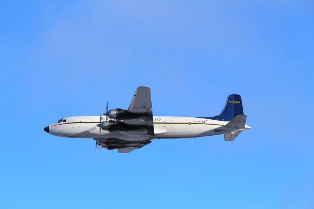 Douglas DC-6 (N747CE) - you gotta love the old radial engined classic aircraft.